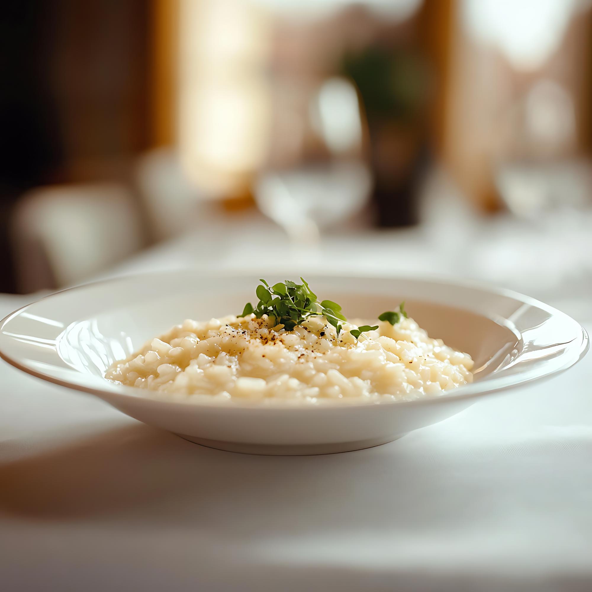 Piatto finito: risotto cremoso